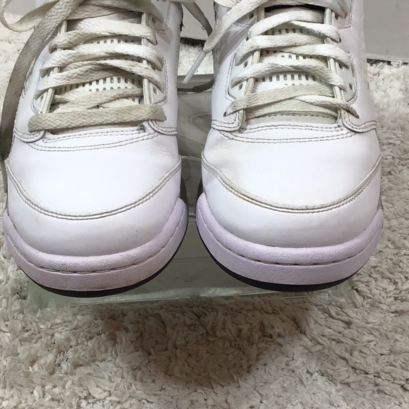 Air Jordan 5 Retro white cement sneakers - Picture 4 of 14